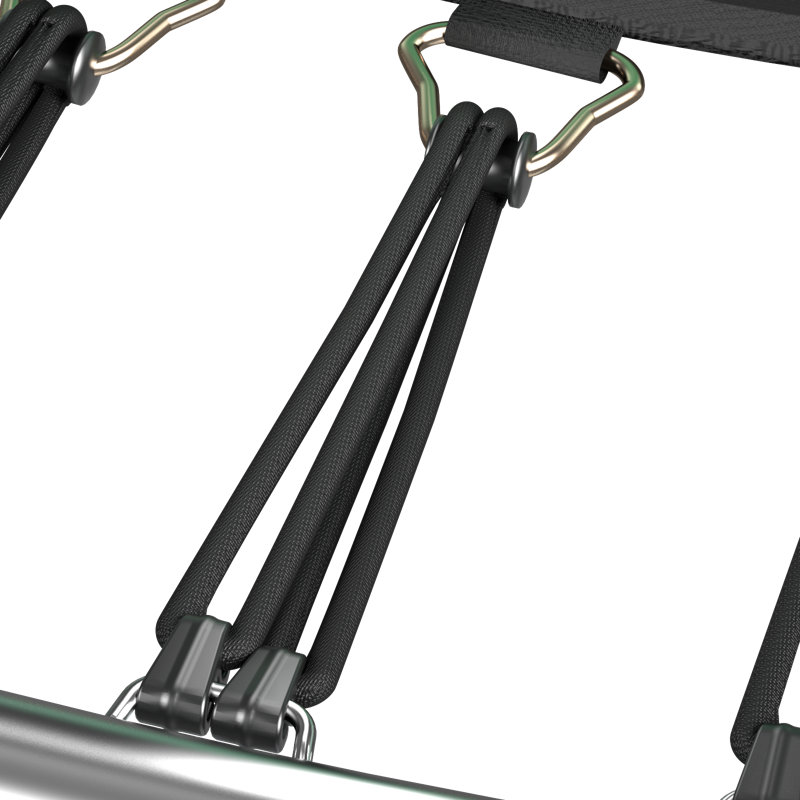 YC 6FT Springfree no Gap Trampoline- Blak