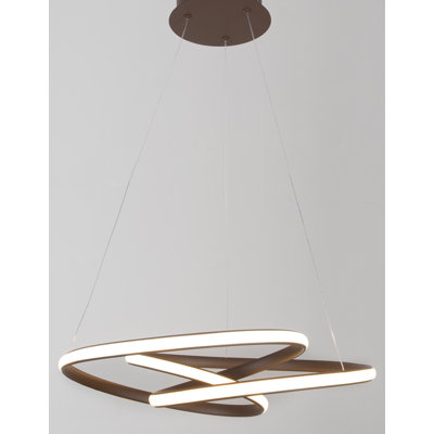 1 - Light LED Geometric Pendant