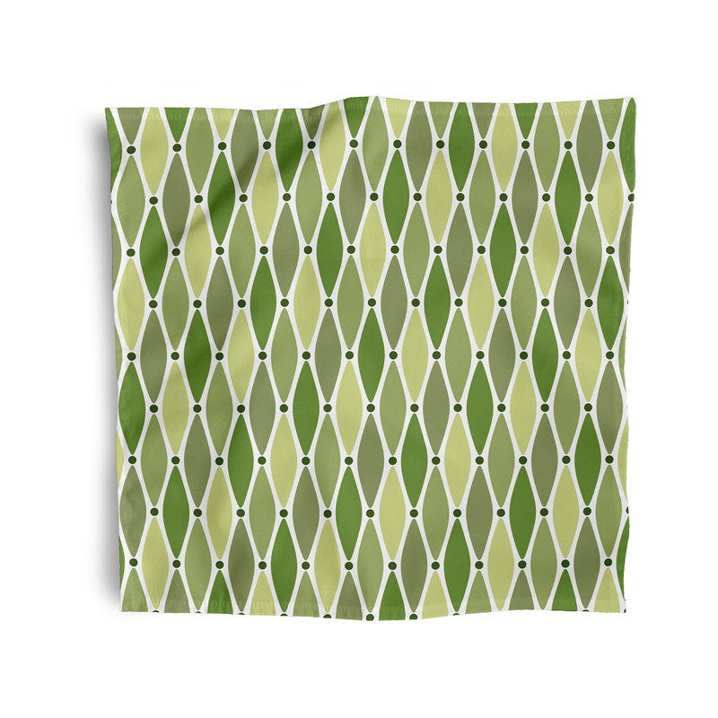 Ensemble de serviettes 4 pièces Odelina Raina, Vert