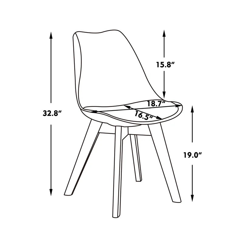 Chaise d'appoint blanche