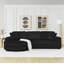 Canapé-lit modulaire rembourré en velours Corduroy-1818098731