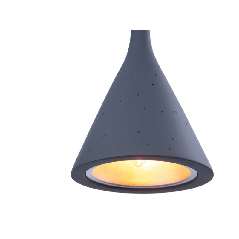 Mokane 1 - Light Black Single Pendant, Grey