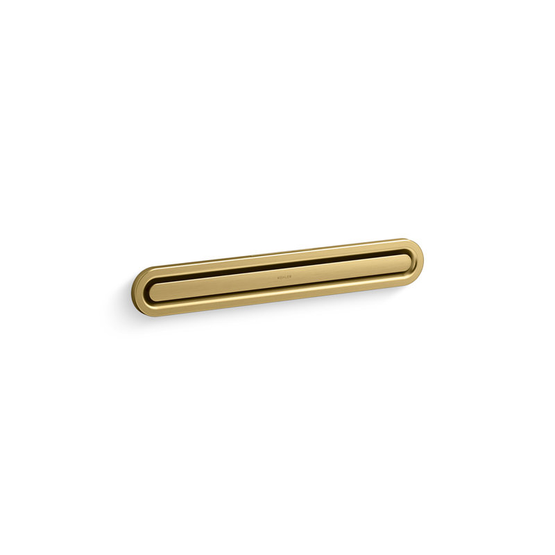 Invigoration® Series Linear Steam Head, Brushed Brass