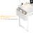 Asel Steel Computer Desk-1206937510-1206937560