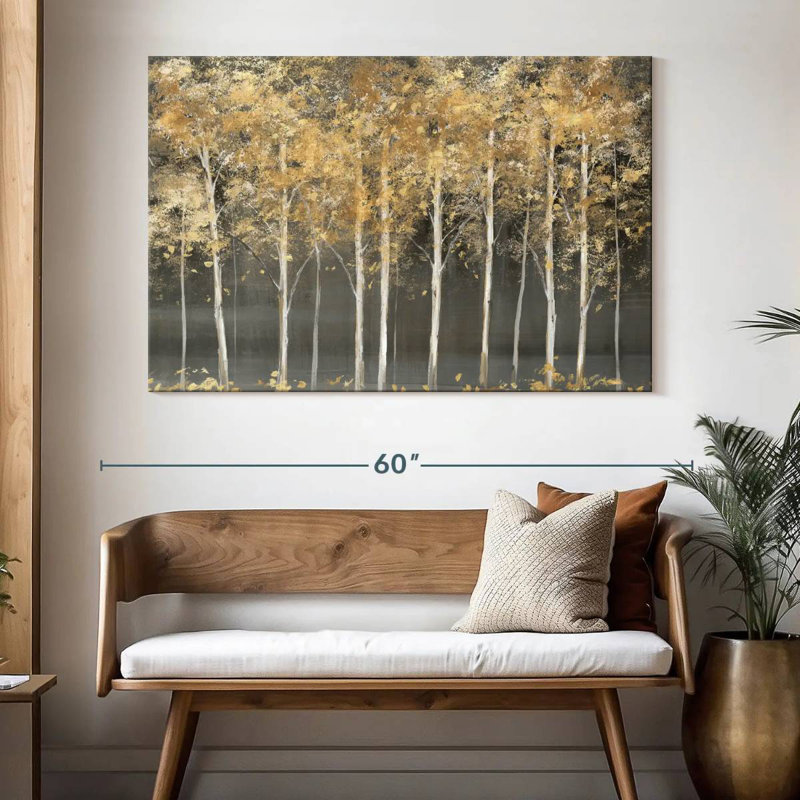 Harnek Golden Forest Light, 34" H x 51" W