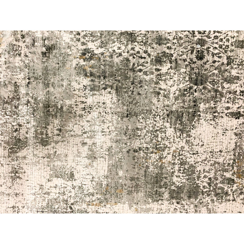 Tapis turc doré et gris 7 x 7 x 7