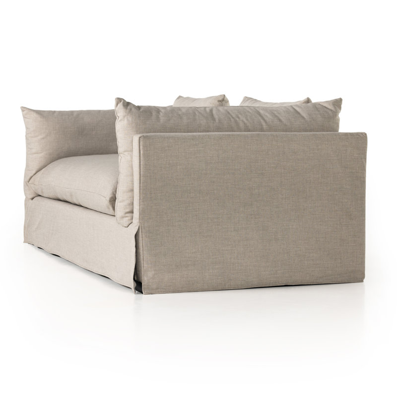Reggio Two Arm Chaise Lounge, Bennett Moon Performance Weave