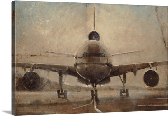 "Rinaldo" Tonal Plane "par Joseph Cates, impression sur toile, H 16 po x l 24 po x P 1,25 po