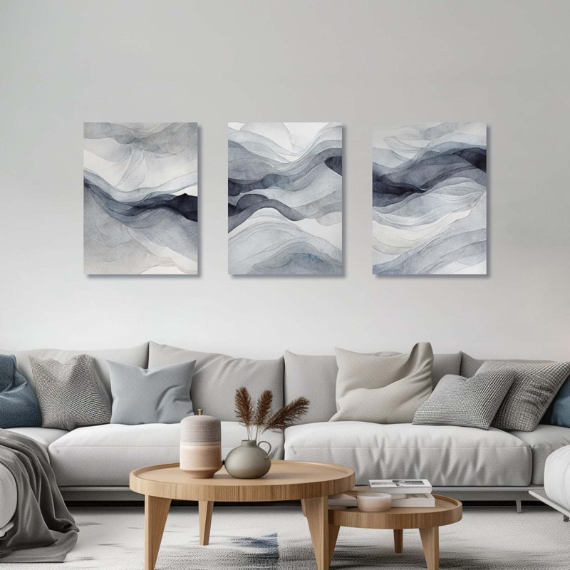 3 Piece Wrapped Canvas Wall Art
