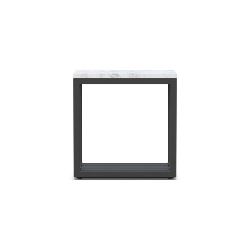 Seaview Side Table, Matte Charcoal