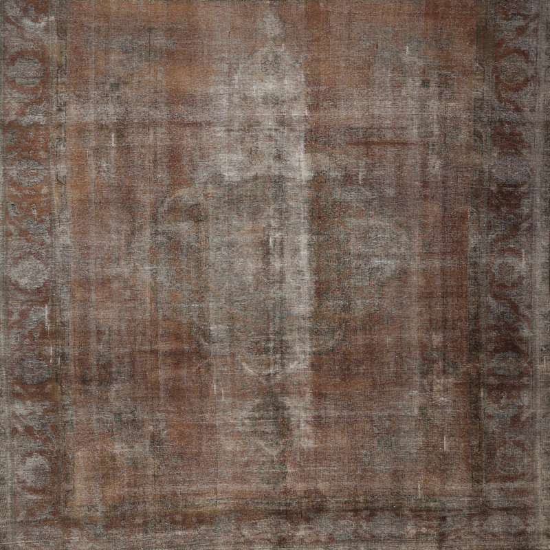 Tapis traditionnel 100% lavable à la machine 1892, Carré 5 pi