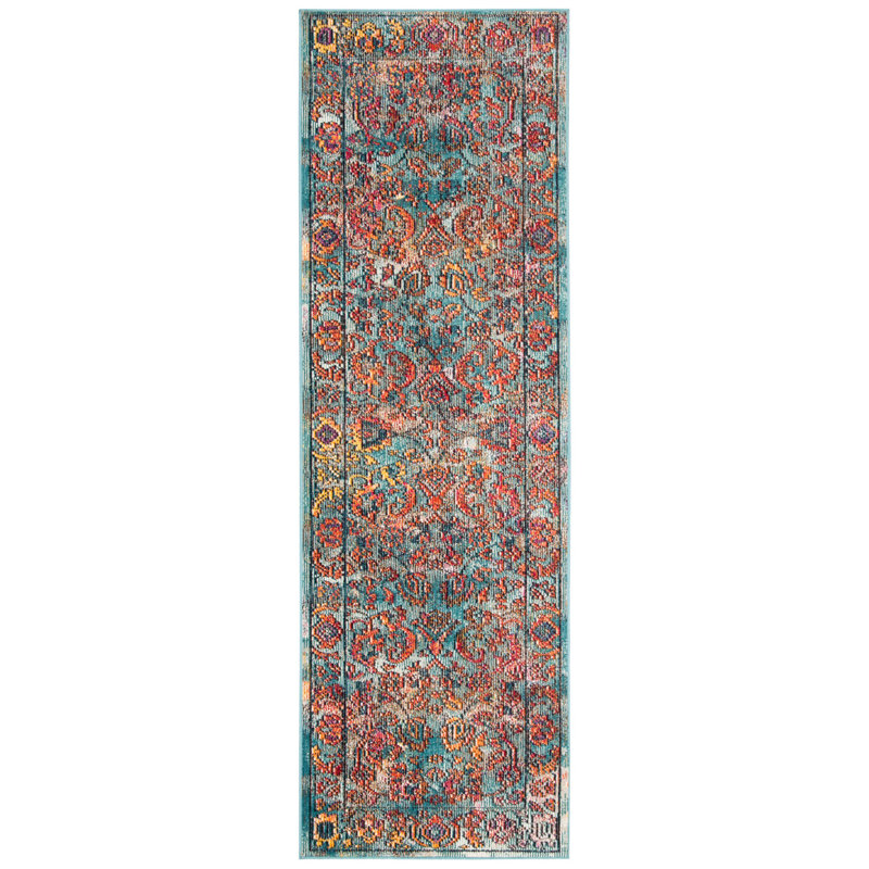 Floral Area Rug, Runner 66 x 213cm