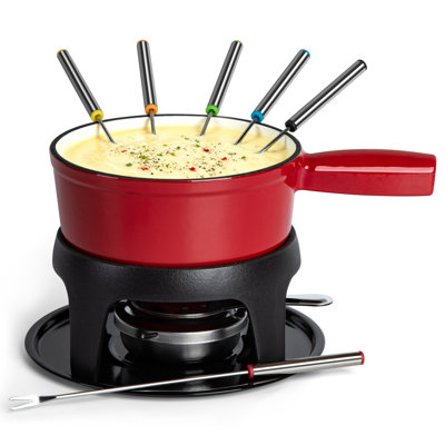  8 Piece Cast Iron Fondue Set