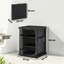 Outsunny Camping Cupboards, Folding Camping Kitchen Table with 3-Tier
