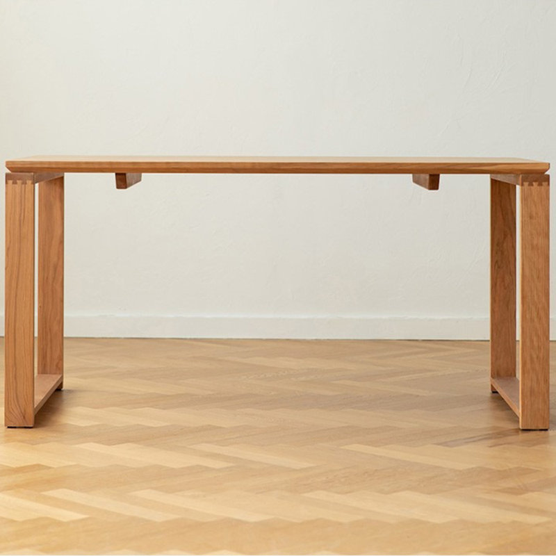 Sigita Solid Wood Top Dining Table, Cherry, 29.1"H x 63"L x 30.7"W