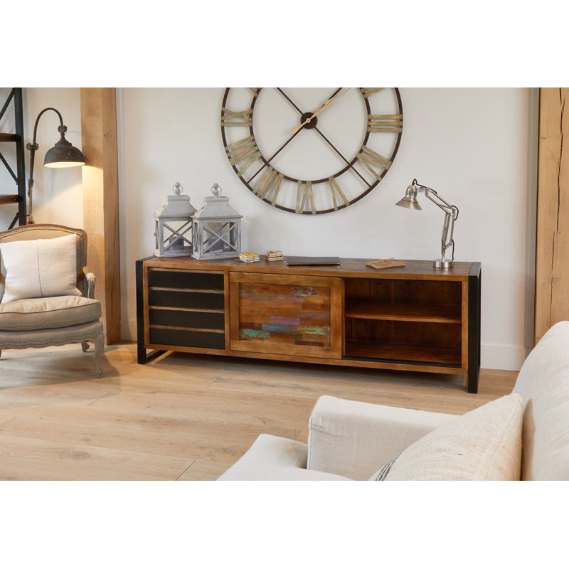 Borrayo 210cm Solid Wood Sideboard