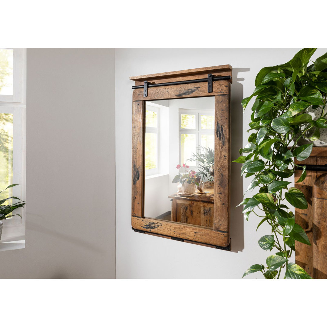 Railway Solid Wood Framed Wall Vanity & Dresser Mirror