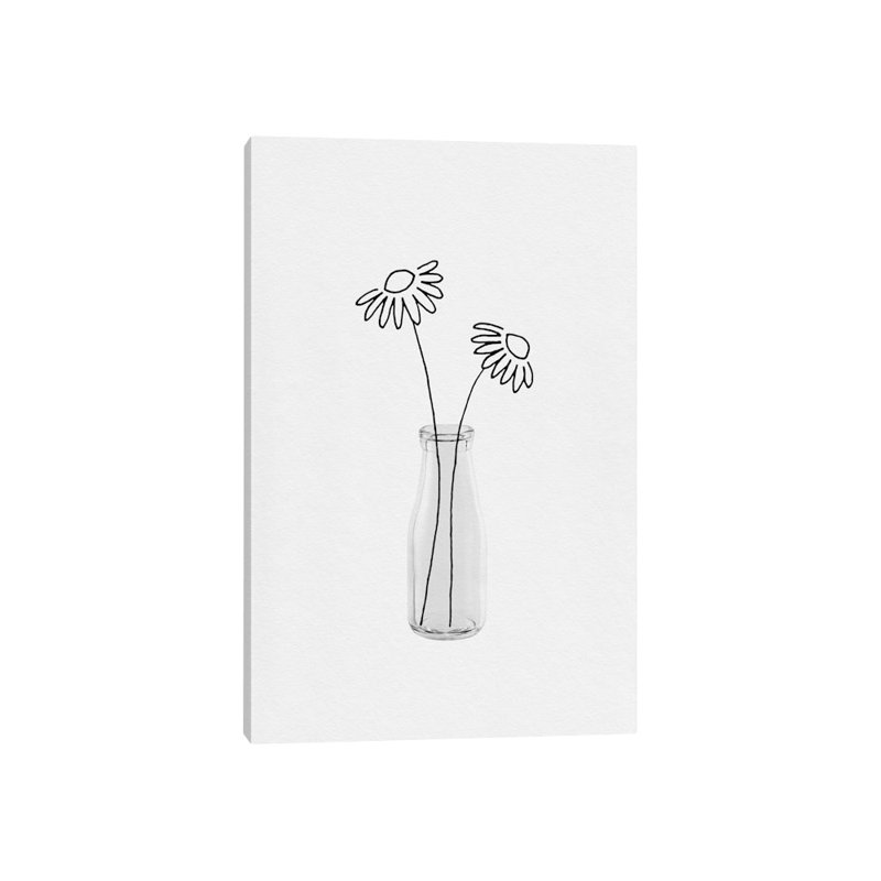 Flitwick " Flower Still Life II " by Orara Studio, 26" H x 18" W x 1.5" D, Black Framed Canvas, No Matte