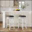 Tabouret 30 ", siège en cuir vieilli-745419352-745420198