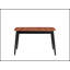 Ensemble de salle à manger 5 pièces avec table extensible et chaises confortables au fini naturel et noir Lanae, parfait pour les réunions de famille et les intérieurs modernes.