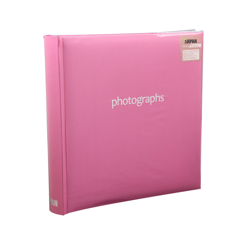 Cardboard / Paper / Plastic Album, Pink