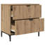 63.5cm W Manufactured Wood Bedside Table-1086627580