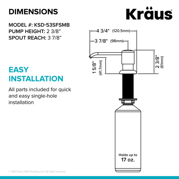 Dimensions du produit