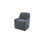 Maisie Rolling Dining Chair Slate Blue