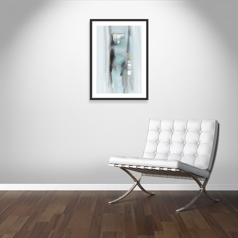 Amalfi - peinture encadrée, Cadre espresso foncé, H 36 po x l 26 po x P 2 po