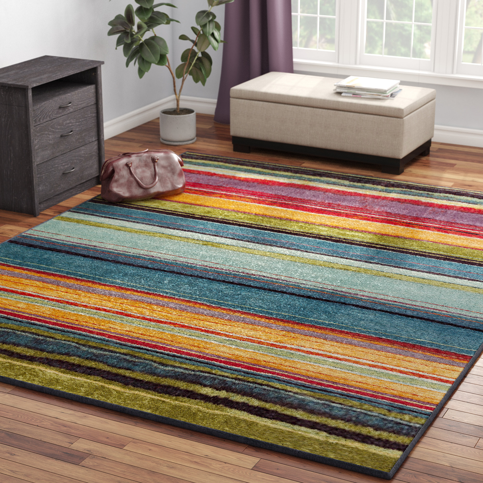 Blue And Orange Area Rugs