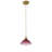 1-Purple red dimmable glass pendant light