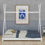 Lit plateforme simple avec structure triangulaire-13391247