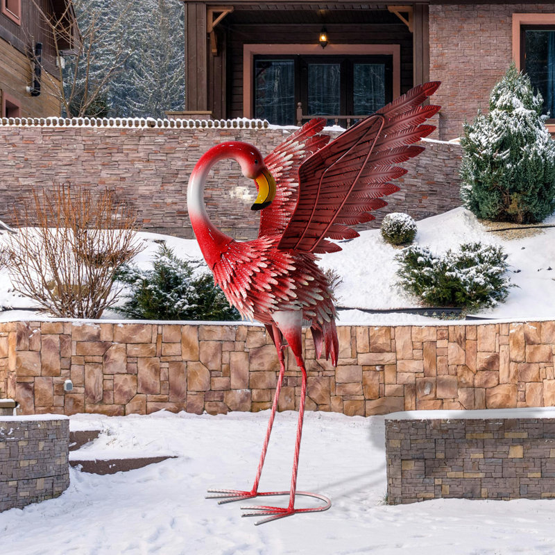 Statue Graden Flamingo