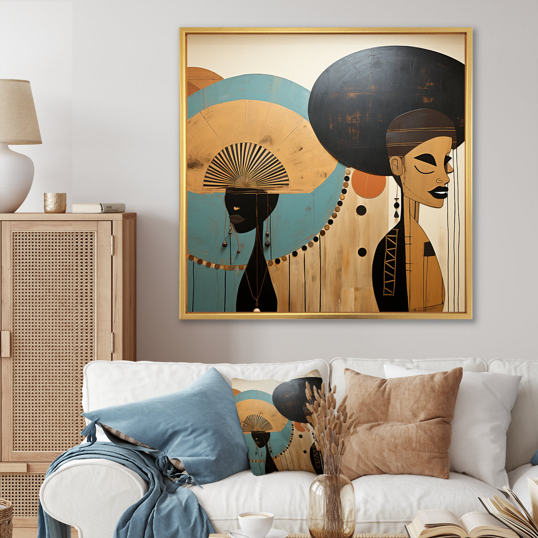 Portait Harlem Renaissance I - African American Art Canvas Wall Art Winston Porter Overall