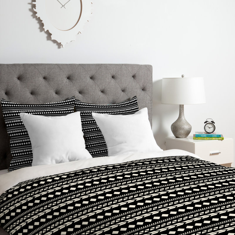 Ensemble de housse de couette Aztec, Housse de couette pour grand lit et 2 taies décor