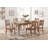 Simons Extendable Oak Solid Wood Base Dining Table