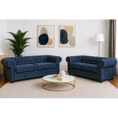 Allegra 3+2 Chesterfield Sofa Set