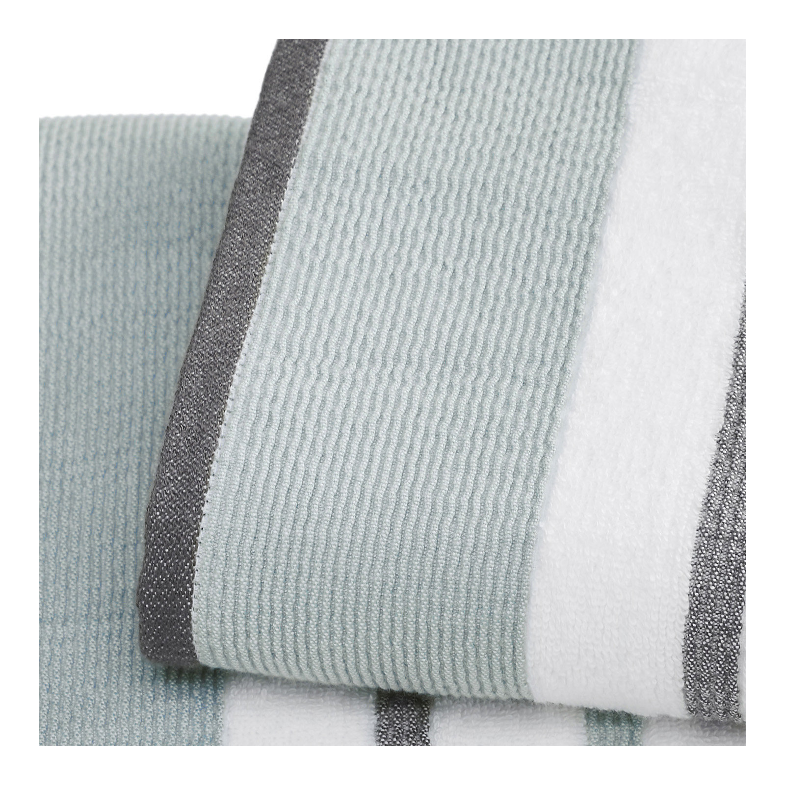 Deanthony Luxury Cotton Decorative, Eucalyptus/Gray, Bath Towels - 4 Pack