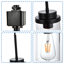 Luminaire suspendu cylindrique noir mat 4 lumières 4501