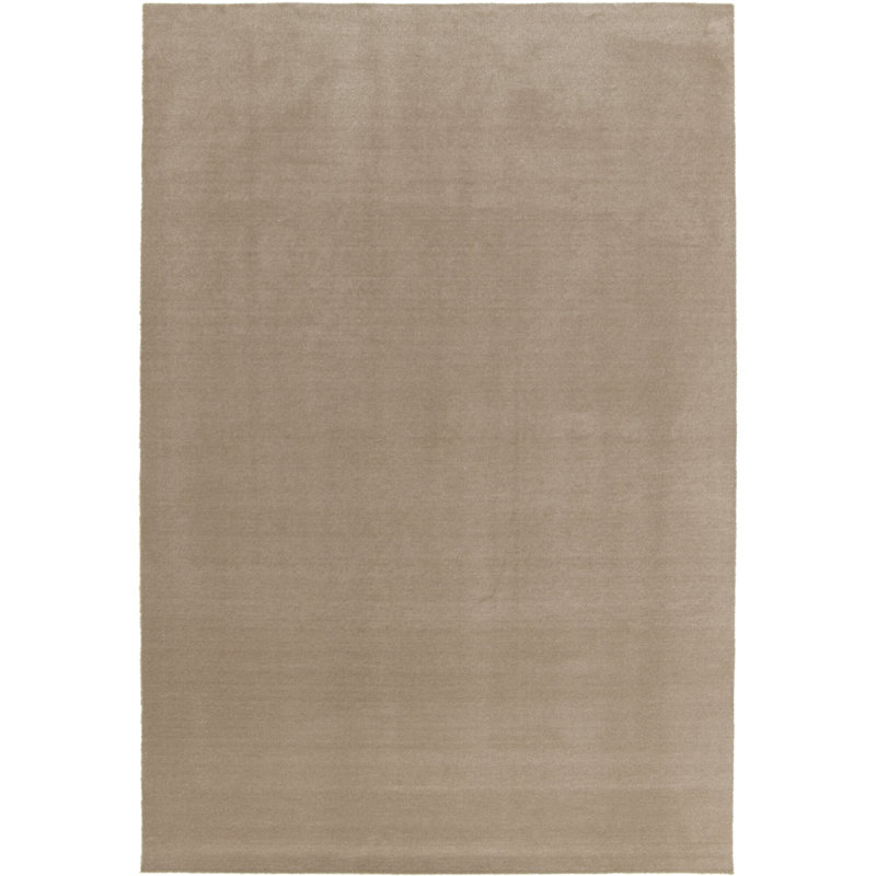 Machine washable soft solid colour rug
