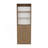 Home 2-Door Bookcase, Modern Storage Unit With Dual Doors And Multi-Tier Shelves Beige-938115814