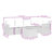  6 Piece Patio Sofa Set With Cushions Grey Poly Rattan (US Only)