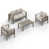 Gray Cushion/Light Coffee Frame is out of stock