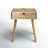 Evins Solid Wood End Table with Storage and Built-In Outlets