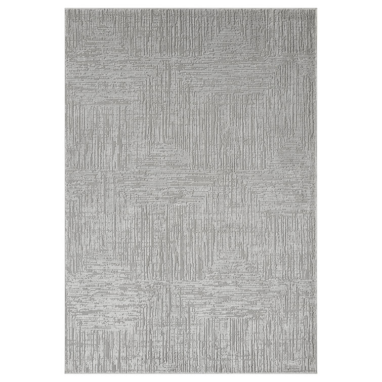 Modern Solid Textured Area Rug