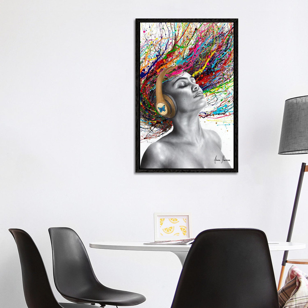 Butterfly Beats von Ashvin Harrison - Galerie-verpackte Leinwand Giclée