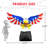 GOOSH 8.5 FT Independence Day Inflatable Patriotic Bald Eagle with LED Lights