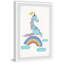«Crawley Unicorn Rainbow», reproduction encadrée-72757357