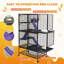 Cage à furet à 39 niveaux H 39 po pour petits animaux-1400192068