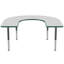 Table d'activité 60 "x 66" en forme de T avec pieds réglables-538156473-573455674-580520418